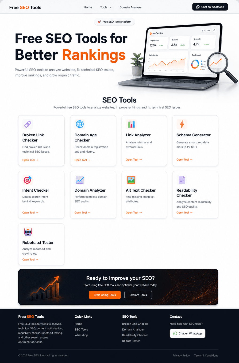 SEO Tools Platform