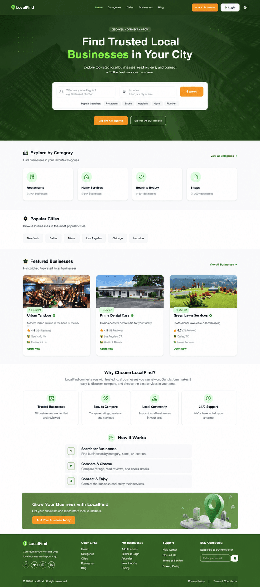 Business Listing Platform